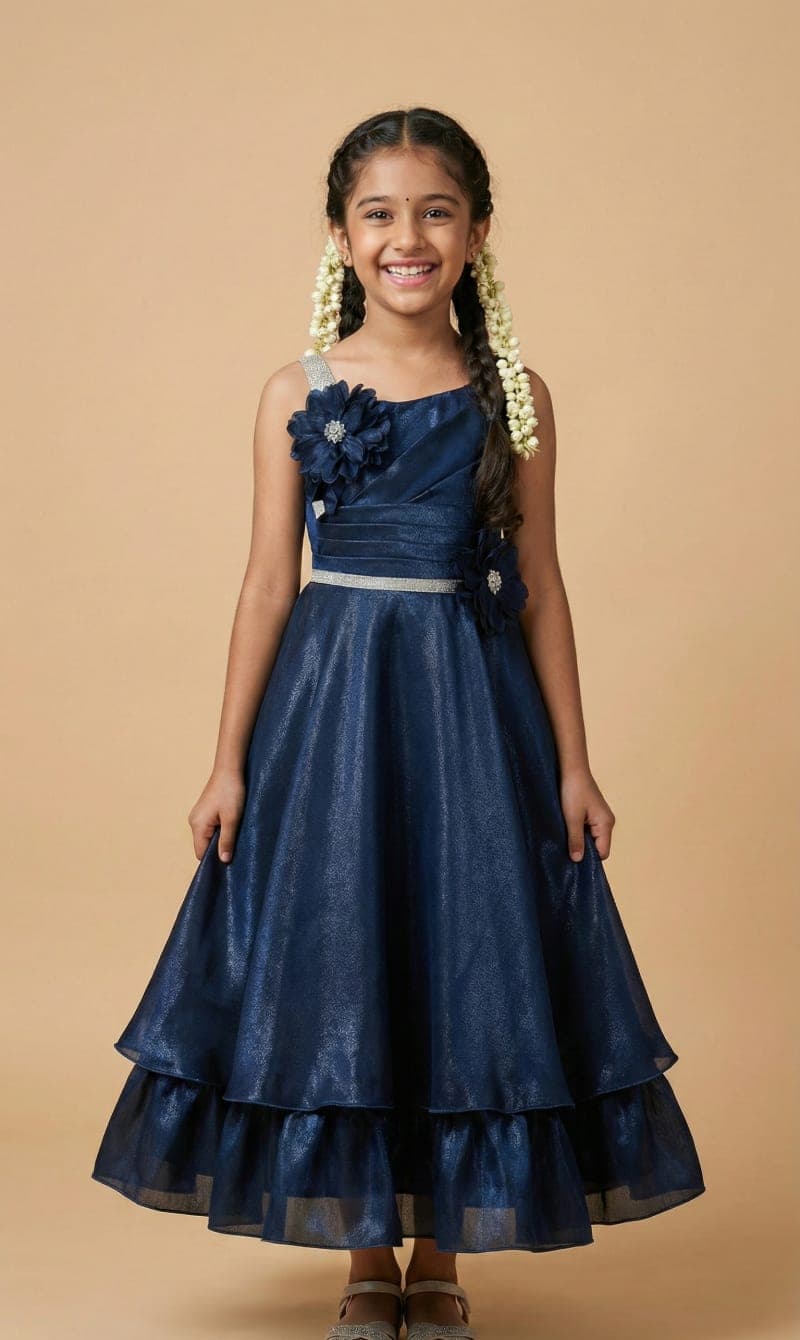 Trendy Royal Blue Anarkali Suit