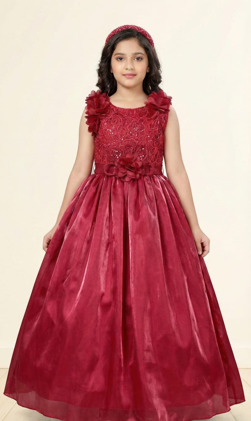 Premium Peachy Ruffled Dress