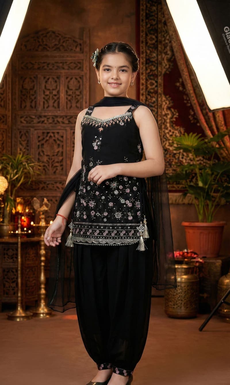 Premium Classic Red Velvet Frock