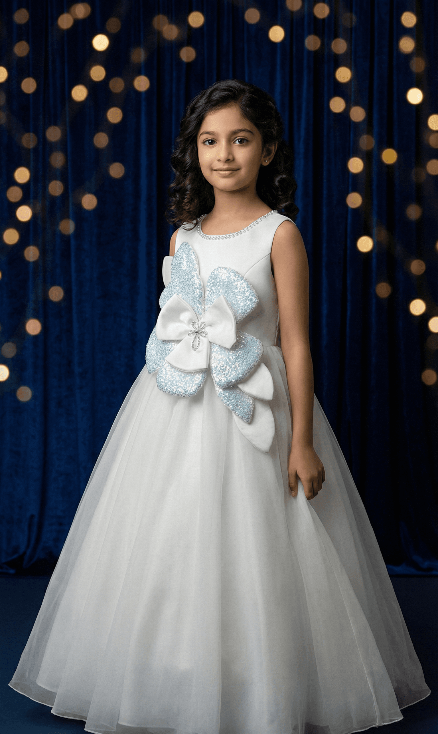 Classic White Gown view 3